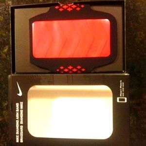 New Nike diamond black& red.workout armband